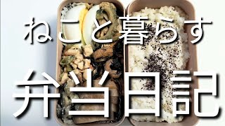 ねこと暮らす前日作り置き弁当日記です