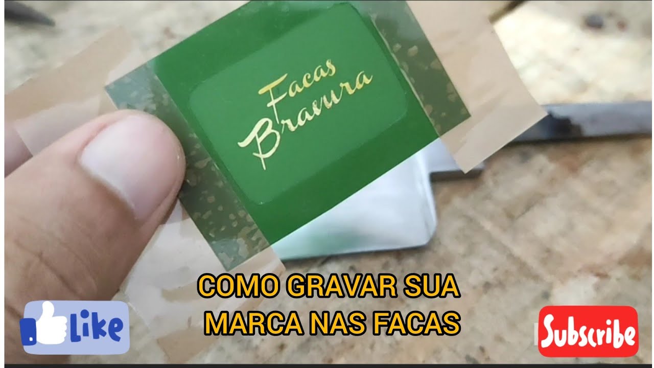 Watch Now COMO GRAVAR O MEU NOME NAS FACAS (ELETROCORROSÃO) CUTELARIA COMO GRAVAR O MEU NOME NAS FACAS (ELETROCORROSÃO) CUTELARIA