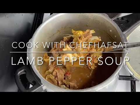 Lamb pepper soup