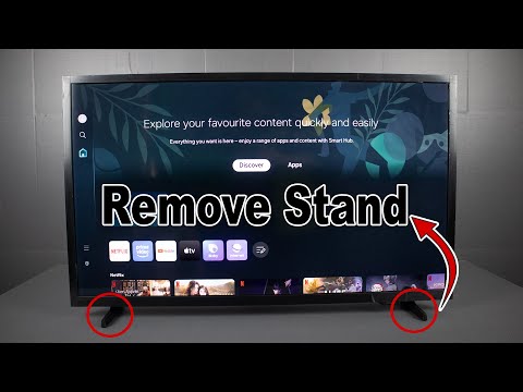 How to Remove SAMSUNG Smart TV 2025 Stand Legs