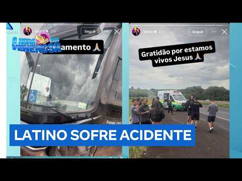 Cantor Latino sofre acidente de ônibus em rodovia no interior de São Paulo
