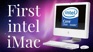 The first iMac with an intel CPU