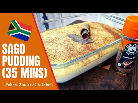 Sago Pudding Recipe | Condensed Milk Option | South-Africa