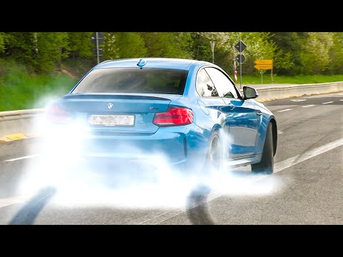 BEST OF Cars Leaving Nürburgring Tankstelle 2023 - Burnouts, Drifts, Funny Moments, Fails!