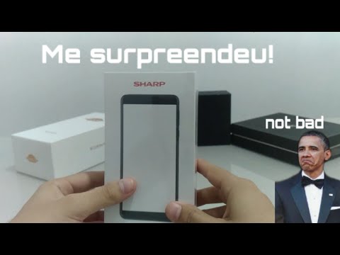 Sharp B10 Um custo e benefício que você deve olhar! (UNBOXING E PRIMEIRAS IMPRESSÕES)