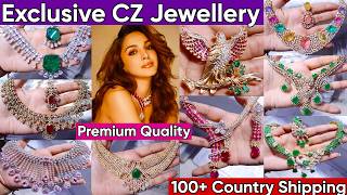 Exclusive Celebrity Inspired High Quality CZ ( Cubic Zirconia ) Bridal Jewellery Collection 2026
