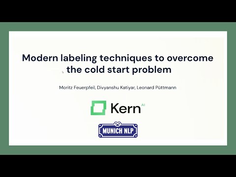 Leveraging Modern Data Labeling Techniques - Kern AI | Munich NLP Hands-on 014