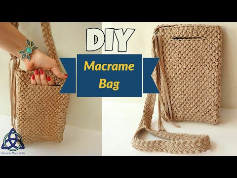 Macrame Bag Tutorial DIY Macrame Wallet for Girls
