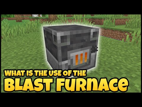 How To Use The BLAST FURNACE In MINECRAFT