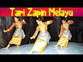 TARI ZAPIN MELAYU. GERAKAN MUDAH DAN DILENGKAPI SINOPSIS.