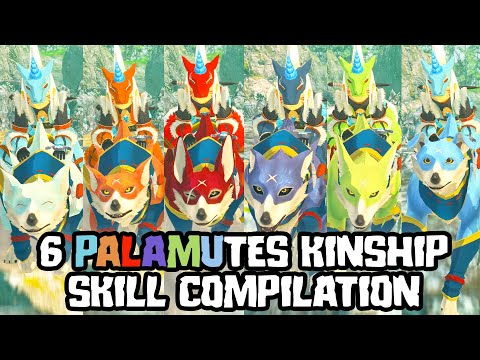 ALL 6 DOGGO SPIRIT THUNDER, ICE, WATER, FIRE, NEUTRAL & DRAGON ELEMENT KINSHIP SKILLS SHOWCASE MHS 2