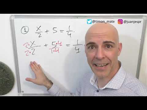 ECUACIÓN DE PRIMER GRADO RESUELTA. Método Cara Dura