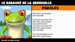 COMPTINE = KARAOKÉ = Mon père m'a donné un mari