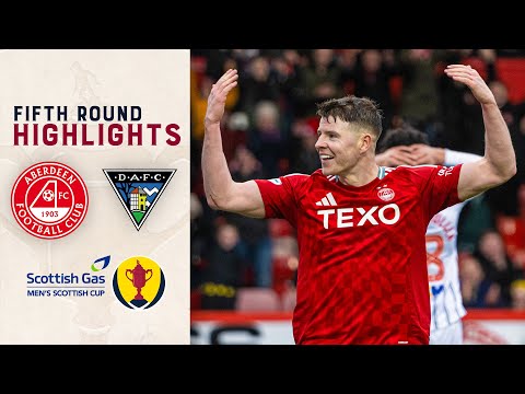Aberdeen 3-0 Dunfermline Athletic | Pape Gueye Grabs Comeback Goal | Scottish Gas Men’s Scottish Cup