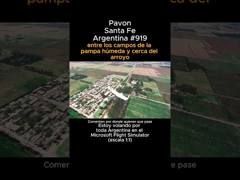 Pavon, Santa Fe desde el Microsoft Flight Simulator #pavon #santafe #msfs #joaha45 #argentina