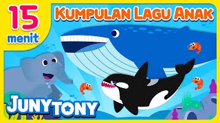 Download lagu 🐳 Ikan Paus, Paus Biru, Orka dan Lainnya 🐘💩 | Lagu Anak Anak | JunyTony Bahasa Indonesia mp3