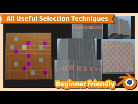 Blender Tutorial : Selection Techniques in Blender 3