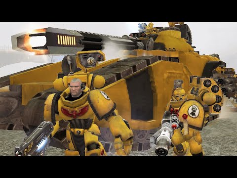 Unification Mod 2021 | Imperial Fists vs Harlequins vs World Eaters vs Tyranids! - DOW: Soulstorm