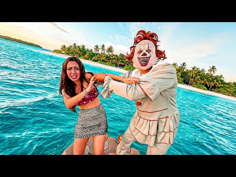 The clown threw Lavinia into the lake! *I argued with him