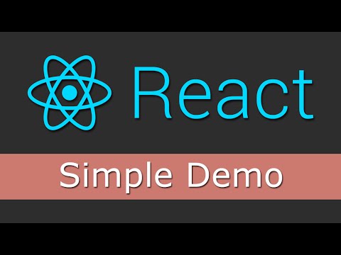 React JS Tutorials for Beginners 2 Simple Demo