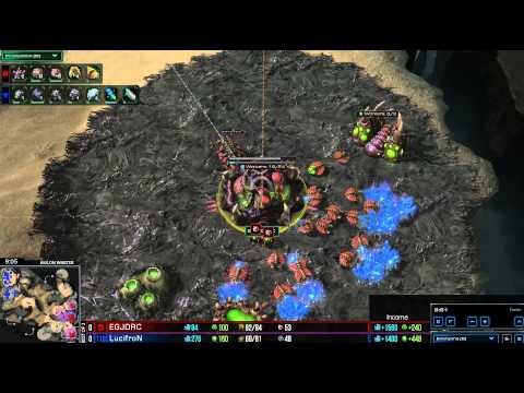 HD Starcraft 2 Jaedong v Lucifron ZvT Heart of the Swarm g1