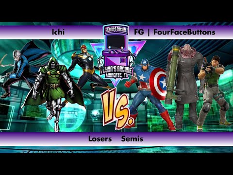 Flynn's Arcade 080 Losers Semis - Ichi (Vergil) Vs FG | FourFaceButtons (Chris) MVC 3 Tournament