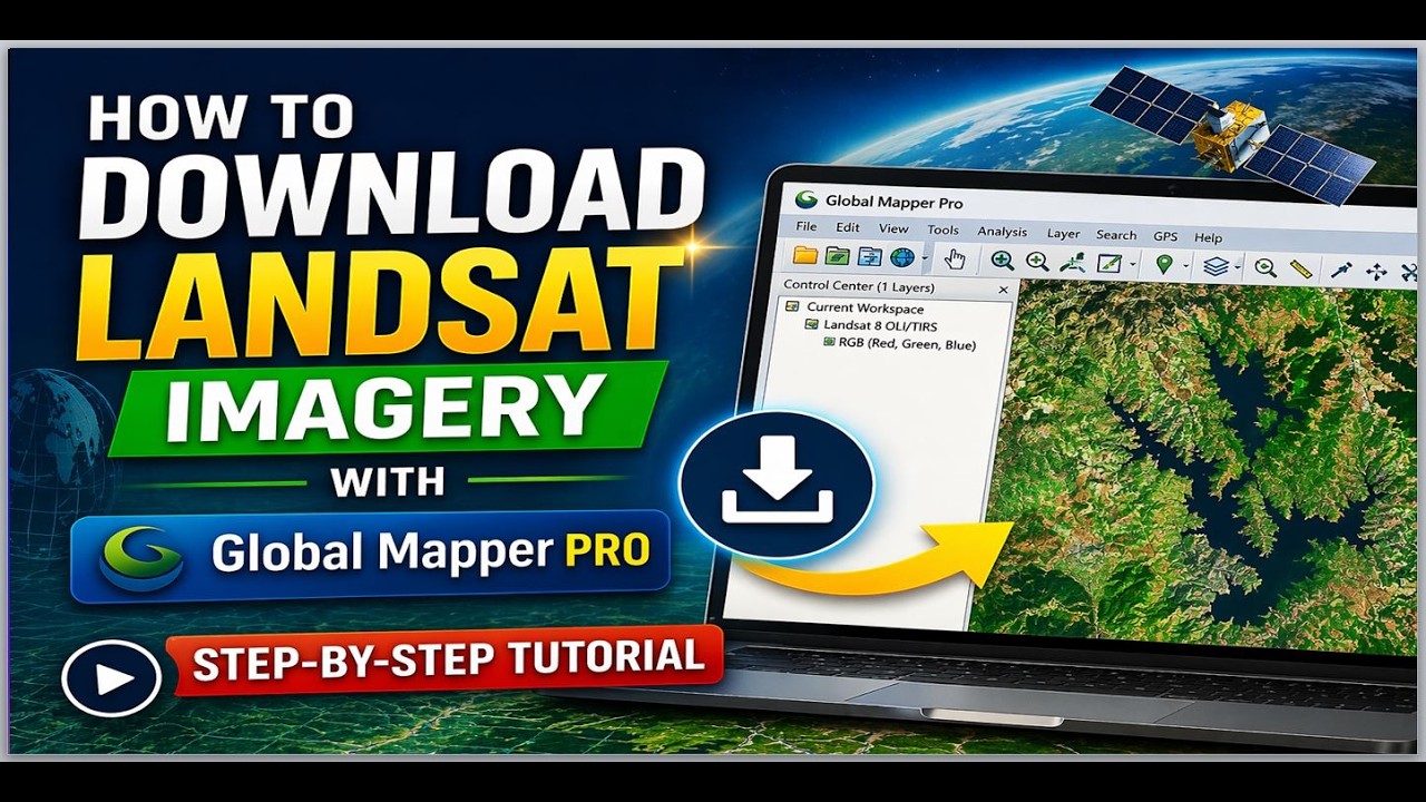 How to Download Landsat Imagery with Global Mapper Pro  Step by Step Tutorial