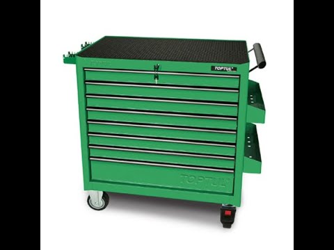 340PCS W/8-Drawer Jumbo Tool Trolley -  GENERAL SERIES