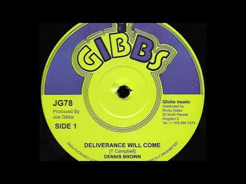 DENNIS BROWN ♦ Deliverance Will Come + Dub {JOE GIBBS 12"}