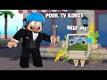 RESTORING A POOR TV ROBOT ROBLOX Bloxburg