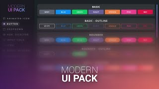 Modern UI Pack - v4.0 (Unity Asset)