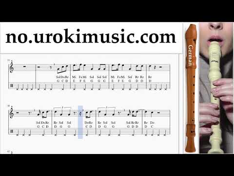 Blokkfløyte Kurs (Tysk) Maroon 5 - Girls Like You ft. Cardi B Trening Studie um-i935