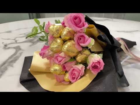 Gift Idea/DIY Chocolate Bouquet/Bouquet Wrapping