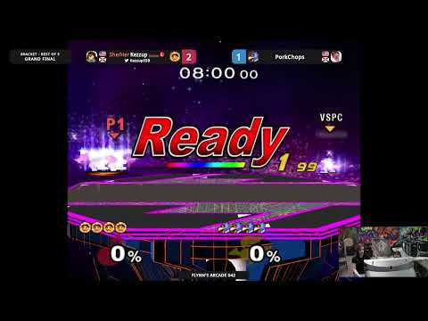 Flynn's Arcade 042 Grand Finals - Kezzup (Ice Climbers) Vs. PorkChops (Falco) SSBU MELEE
