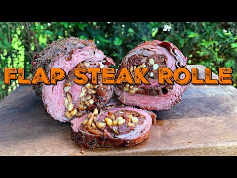 FLAP STEAK ROLLE - gefülltes Flap Meat