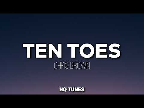 Chris Brown - Ten Toes (Audio/Lyrics) 🎵 | i'm moving steady | anxiety (Tiktok Song)