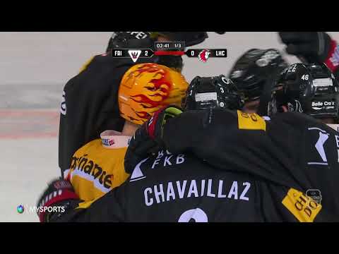 Fribourg-Gottéron - Lausanne HC 4-1 (3-0; 0-0; 1-1)