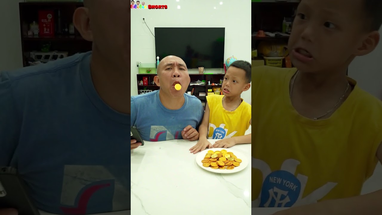 Funny video | Son surprised Dad with kiss #shorts #funny