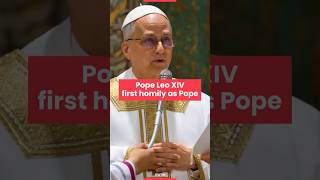 First English Words of the First American Pope Leo XIV in his First Mass with Cardinals in Vatican