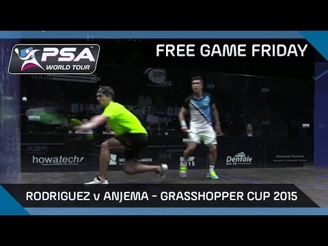 Squash: Free Game Friday - Rodriguez v Anjema - Grasshopper Cup 2015