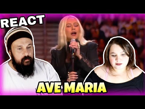 VOCAL COACHES REACT: CHRISTINA AGUILERA  - AVE MARIA (TRIBUTE TO KOBE E GIANNA BRYANT) Video