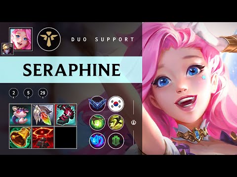 Seraphine Support vs Rakan - KR Diamond Patch 25.22