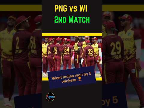 PNG vs WI 2nd Match of#t20wc2024#png#wi#cricket#hcc