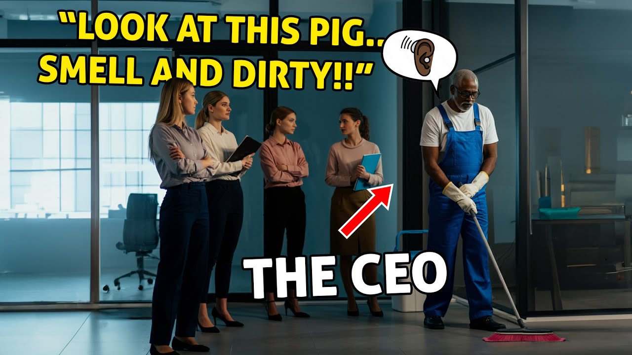 The Black CEO went undercover as a janitor in his own company. But when he overheard a late-night..