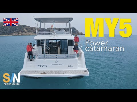 MY5, the Fountaine Pajot power catamaran
