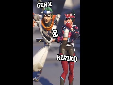 Kiriko and Genji's relationship? 🦊👹 | Overwatch Lore #shorts  #overwatch2