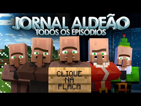 Jornal Aldeão: do Primeiro ao Natal! - Série Completa (Animação de Minecraft)