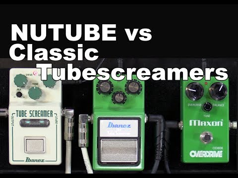 Nutube Screamer vs TS9 & OD808 Tubescreamer-A Comparison