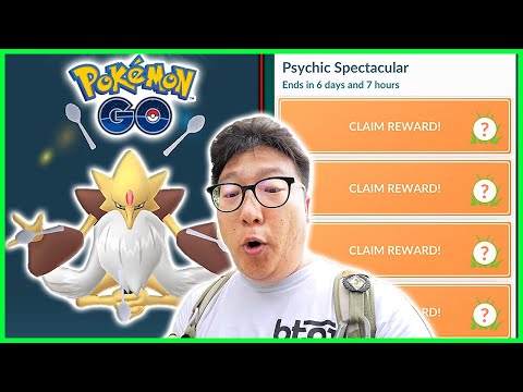 Psychic Spectacular Event with New Mega Alakazam & Shiny Elgyem in Pokemon GO