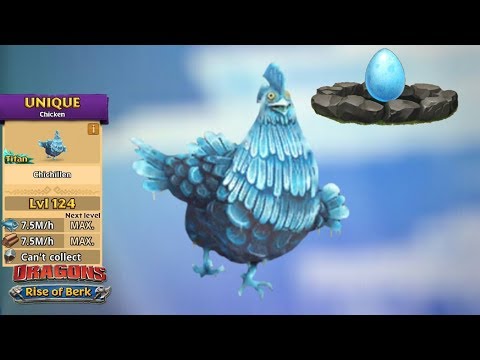 Chichillen (New Unique Chicken) Max Level 124 | Dragons: Rise of Berk